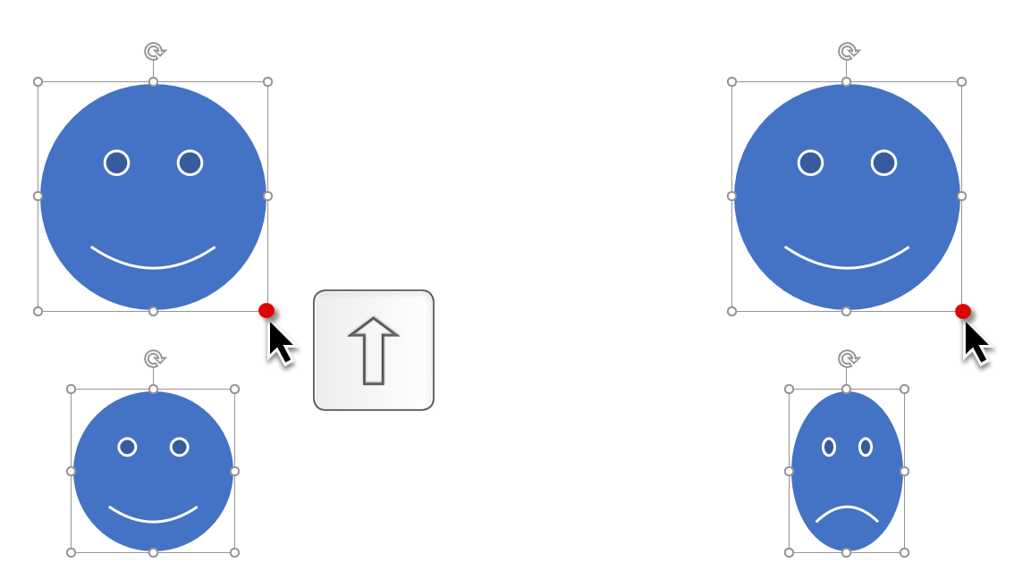 powerpoint tipp formen proportional skalieren