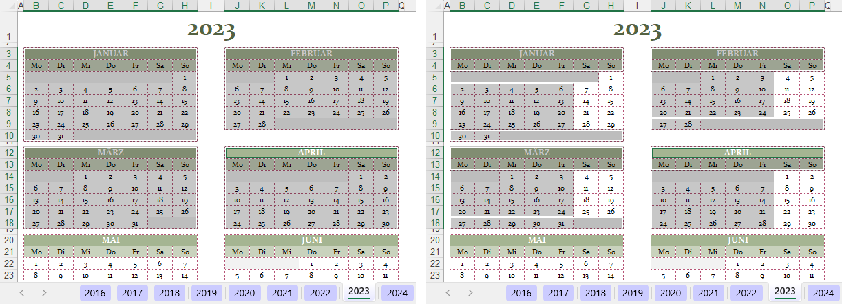 Excel 365 Tipp zum Markieren: Mehrfachauswahl korrigieren