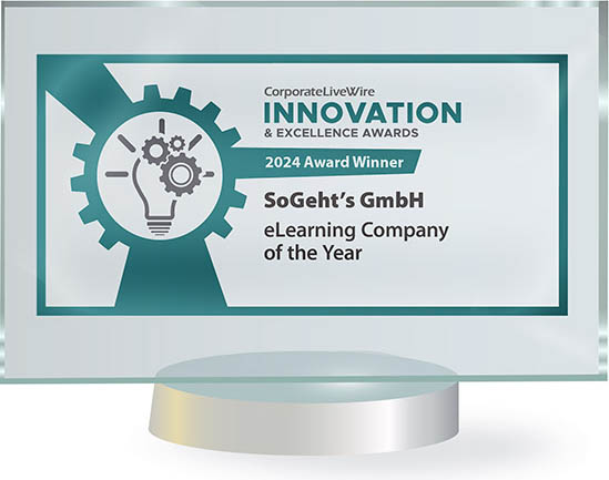 Innovation & Excellence Award -  Education & Training Award - E Learning