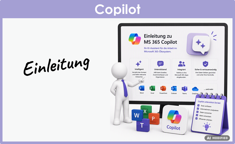 Microsoft Lernvideo Copilot 01 Einleitung Illustration eines Flugzeugs als Symbol für die Einleitung eines Copilot E Learning Kurses