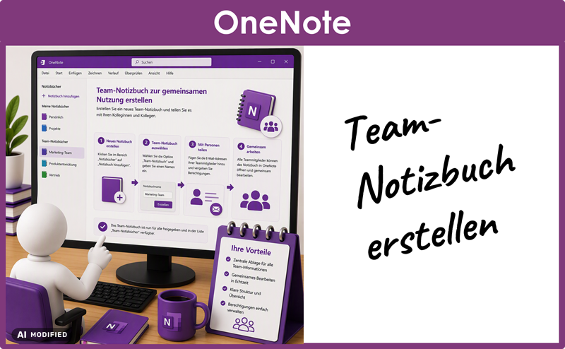 Microsoft Lernvideo Onenote 03 Teamnotizbuch Demo Video