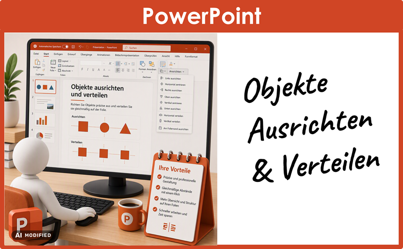Microsoft Lernvideo Powerpoint 03 Ausrichten Verteilen Demo Video
