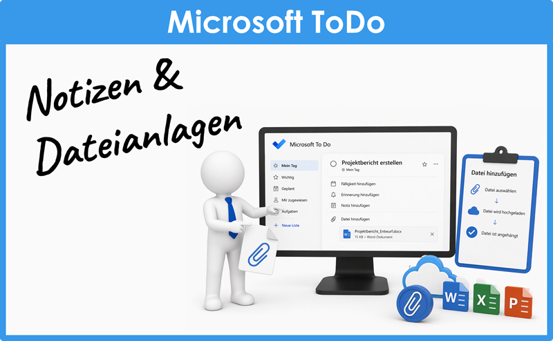Microsoft Lernvideo Todo 03 Dateianlagen Notizen